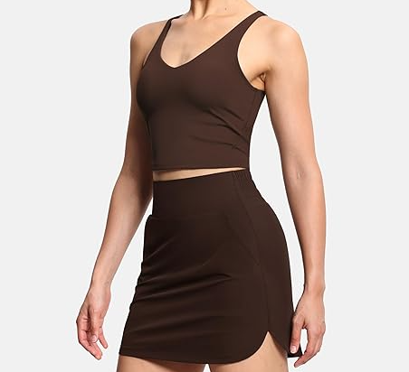 Womens' Sports Bra Longline Wirefree Padded with Medium Support - Image 2