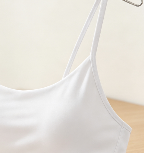 Y Back Sports Bra for Women Racerback Workout Bras Sexy Thin Straps Bras | Scoop Neck,Extremely Soft,Wire-free,Removable Pads,Spaghetti Strap,Light Support,for yoga and low-impact - Image 2